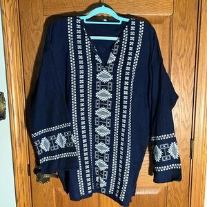 Beautiful embroidery look fabric design